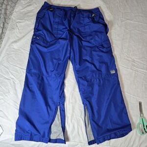 VTG Starter Track Pants Mens  XL Blue Lined Windbreaker Jogger 90s Y2K